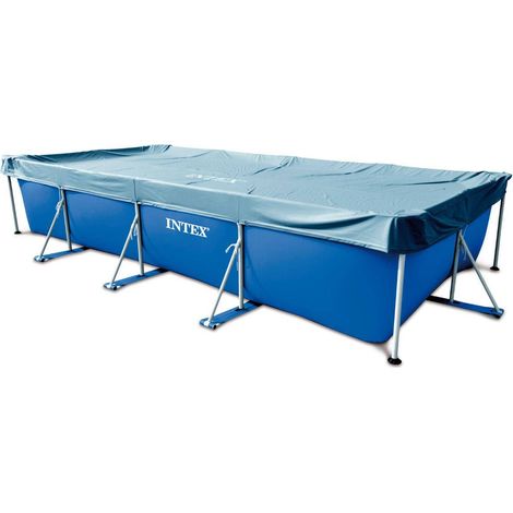Poolfolie rechteckig 4 -50x2 -2m schlauchförmig nachtblau - Intex