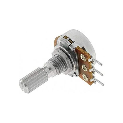 50K POTENCIOMETRO Lineal Eje Corto Metal 6mm