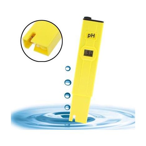 pH-mètre numérique, conçu pour la vérification régulière de l'acidité des échantillons liquides à usage domestique.-AquaForge (1/5)