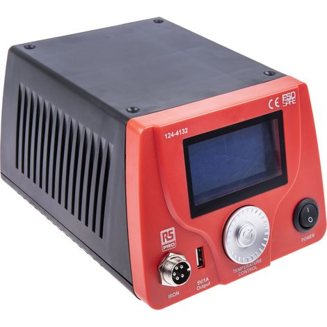 Station de soudage RS PRO, 220 240V, sorties, prise Schuko + UK ( Prix pour 1 ) (1/4)