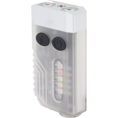 Lampe porte-clés EDC, 3,7 V, 1000 mAh, IP65, 365 nm, rechargeable, petite lampe porte-clés pour la randonnée, la recherche et le sauvetage et les situations d'urgence (1/5)