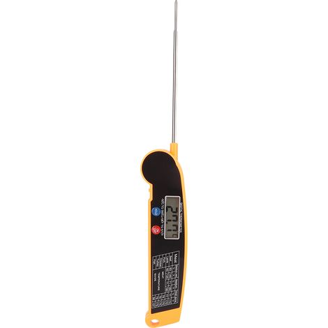 Thermomètre électronique numérique pliable à sonde pour barbecue et viande, thermomètre de cuisine-AquaForge (1/5)