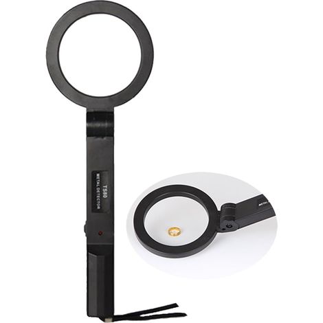 Détecteur de métaux portatif - Capteur métallique de sensibilité portable pour l'inspection de la sécurité, l'alarme, le bruit et l'indicateur LED - Trouver le métal pour la sécurité (1/5)