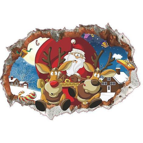Der neue 1-teilige spezielle Weihnachts-Wandaufkleber