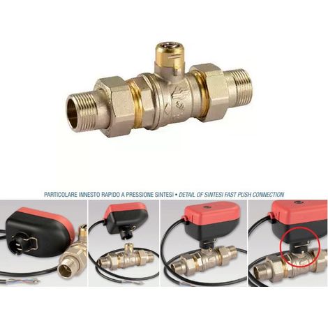Corpo Valvola Sintesi 2 vie M/M ottone 1/2" SC2A2A