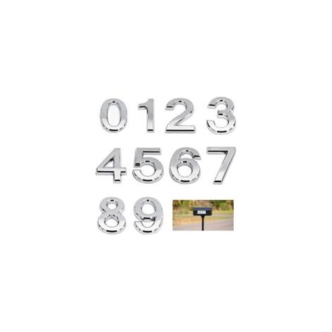 Chiffre Porte 10 Pièces Numéros de Porte de 0 à 9 Chiffre Boite aux Lettres Numero de Maison Adhesif 0 à 9 Numéro de Rue d'Adresse Design Chiffre Boite aux Lettrespour Bureau Appartements (1/5)