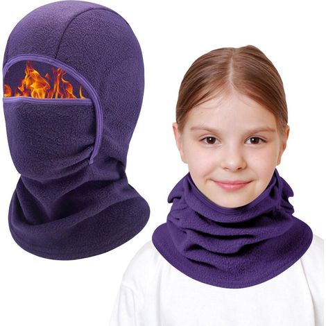 Kinder Sturmhaube Winter Fleece warm winddicht für Jungen Mädchen 4-13 Jahre (1/5)