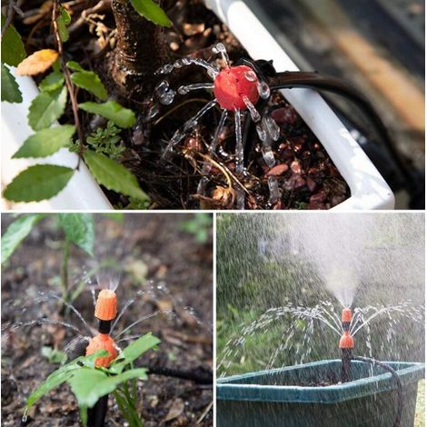 Kit Système D'irrigation DIY jardinage 40M Goutte à Goutte Jardin Système d'Arrosage Pour Jardin, Pelouse, Paysage, Potager (1/2)