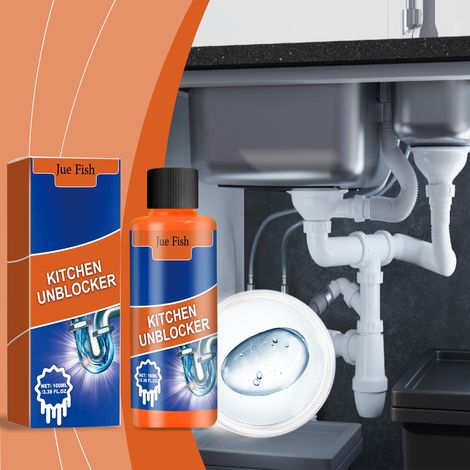 Reinigungsmittel für Abflüsse in Spülbecken, Abflussrohren, Küchen und Toiletten – 100 ml -- BIEMMEDUE (1/5)