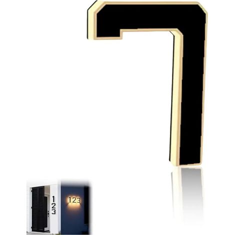 Lettres et chiffres lumineux LED solaires pour l'extérieur de la maison - Meilleure vente (1/5)