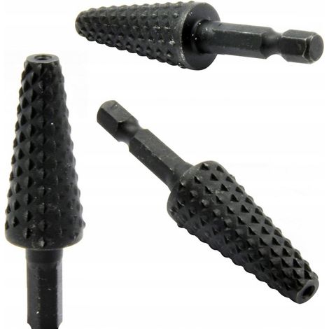 Escofina cónica para madera de 15 mm HEX Falon-Tech
