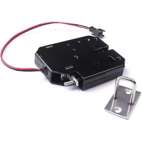 Serrure électronique pour armoire, 1 x serrure de porte 12 V CC compatible avec armoire, tiroir, casier (73 x 58 x 13 mm) (1/5)
