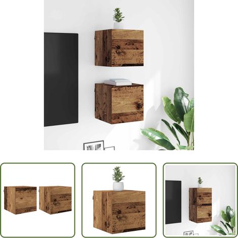 Altholz Schrank - TV-Schränk Altholz 30,5 x 30 x 30 cm Holzwerkstoff (1/5)