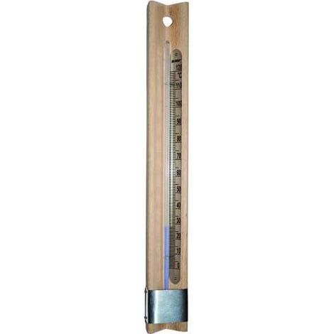 Termómetro Madera Blinky Escala 0-120°C 40X4 Cm