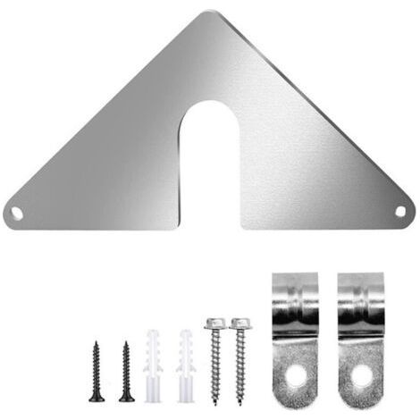 Stainless Steel Basin Faucet Mounting Plate, Fixing Kit for Kitchen, Garden, Bathroom (1/5)