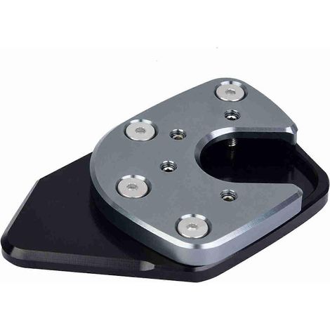 Extension de béquille latérale de moto avec fonction antidérapante, élargie, pour Honda NC750X 17-19, grise