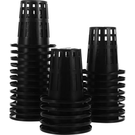 50 Mesh Hydroponic Baskets Mesh Cups Reusable Planting Pots 70 mm for Seedling Vegetables Flowers Garden Balcony and Indoor Crop (1/5)
