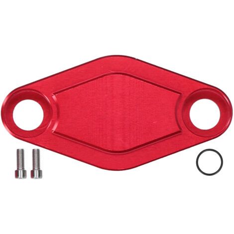 Couvercle de Frein de Stationnement, Bloc de Frein de Stationnement en Aluminium Compatible avec TRX 450R / TRX 400EX / TRX 300EX Toutes les Années (D (rouge)) (1/4)