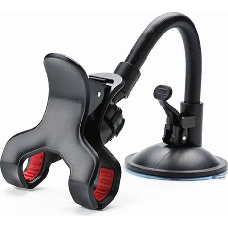 Support universel à 360° pour pare-brise et tableau de bord de voiture, compatible avec les téléphones portables GPS. (1/2)
