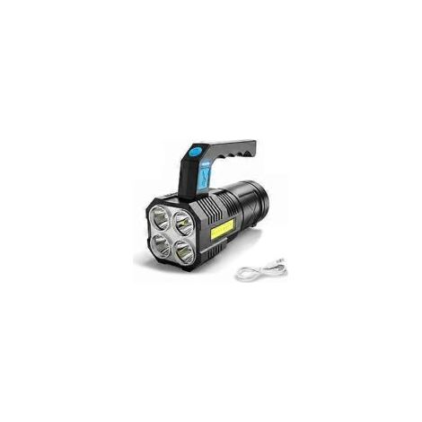 Wiederaufladbare, wasserdichte und tragbare CRB-Arbeitsleuchte mit 4 Leuchtmodi, ideal zum Wandern, Angeln und Campen. – Crezuo