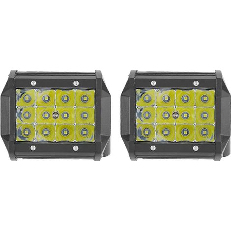1 Paar 4-Zoll 4-reihige 36W LED Universal-Arbeitsscheinwerfer für Pkw und Lkw
