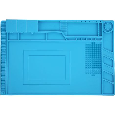 Tapis magnétique isolant thermique en silicone antistatique pour soudure, réparation de téléphones et PC
