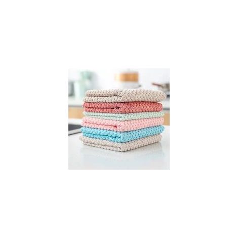 Panni in microfibra multifunzionali per bagno, casa, cucina, ufficio, auto, moto, multicolore, 30 x 30 cm - Crezuo