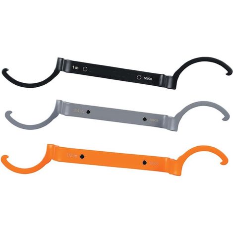 Lot de 3 clés de verrouillage en alliage d'acier pour accéder aux espaces restreints (1/4)