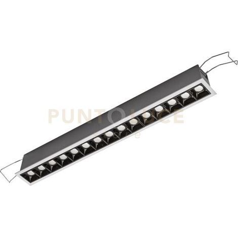 Faretto da Incasso GFA 15 Punti Luce 30W 2400lm 3000K Bianco Satinato con Ottica Antiabbaglio - Gealuce
