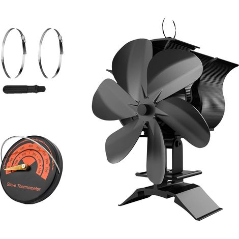 Ventilatore da cucina, design ecologico, funzionamento ultra silenzioso, 6 pale (1/2)