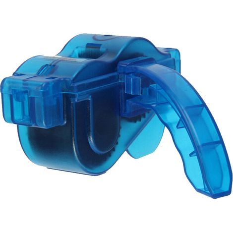 4-teiliges blaues Fahrradkettenreinigungsset mit PC-Materialbürste (1/5)