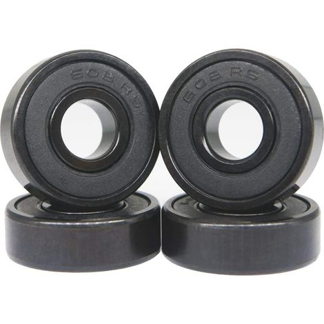 608Rs Hybrid Schwarze Keramik-Speed-Kugellager Skateboard-Kugellager 608 Arc Keramik-Kunststoff-Kugellager