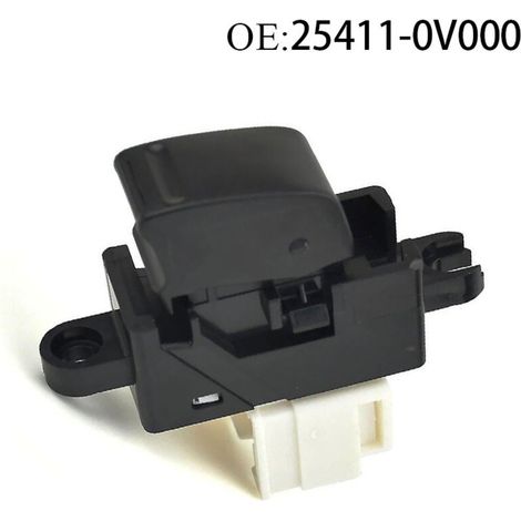 25411-0V000 Interrupteur de lève-vitre électrique, interrupteur simple pour vitres de voiture, compatible avec les modèles Nissan Paladin 04-13, commande la montée et la descente de la vitre électriqu