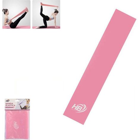 BANDA RESISTENZA FASCIA ELASTICA 15X200CM YOGA FITNESS ESERCIZI PALESTRA 06785 (1/2)