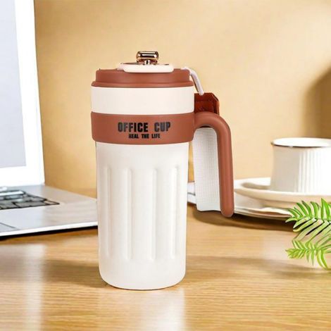 Tasse thermique tasse à café 650 ml avec affichage de la température, acier inoxydable 316, facile à transporter, adaptée à l'ex (1/5)