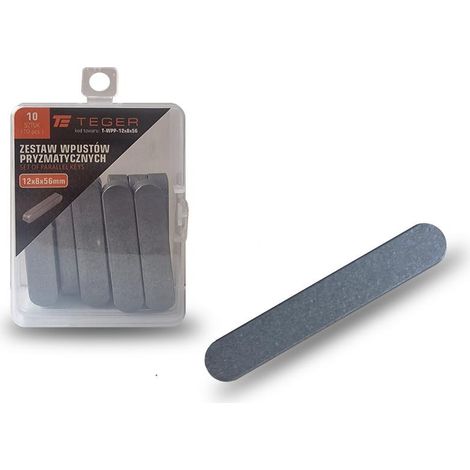 Chiave prismatica Teger 12x8x56, 10 pezzi (1/3)