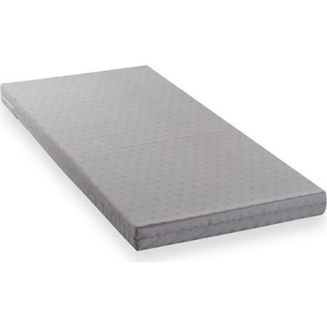 Matelas mousse - 90 x 190cm - Ferme - Livré roulé - DEKO DREAM - UNO (1/4)