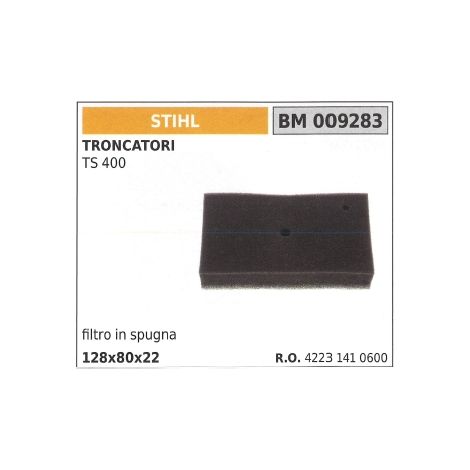STIHL Schwammluftfilter für TS 400 TS400 Kappsäge 009283