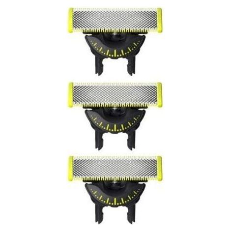OneBlade 360 lames, pour tous les modèles OneBlade et OneBlade Pro, 3 pièces (modèle QP430/60),Rasoir QP2520 - Tête de rasage à petite lame en T - QP2523 - QP2630 - Série 6510 - Accessoire de rechange