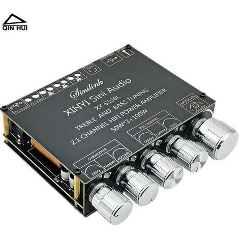 HiFi-Audiophile-Qualität, Bluetooth 5.0 Digitalverstärkerplatine, 2.1-Kanal-Subwoofer, USB-Flash-Laufwerk, USB-Soundkarte, Audiomodul.