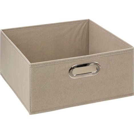 Boîte de Rangement Pliable "Premium" 15x31cm Lin (1/2)