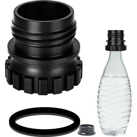 Adaptateur de bouteille en verre Crystal 0,7 l Quick Connect pour bouteille en verre Team Maker (1/5)
