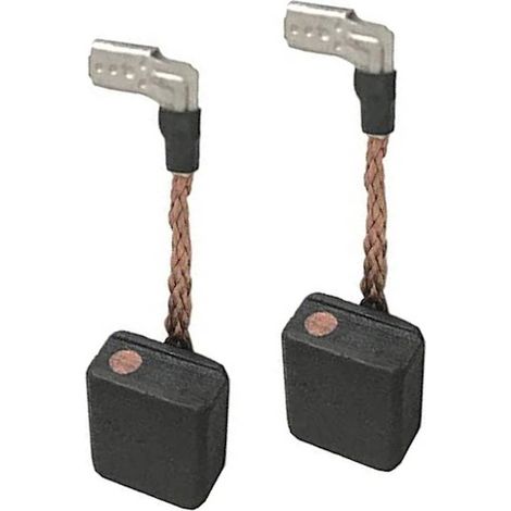 Balais de charbon 6,5 x 12 x 13,5 mm réf. 9165, 2 pièces