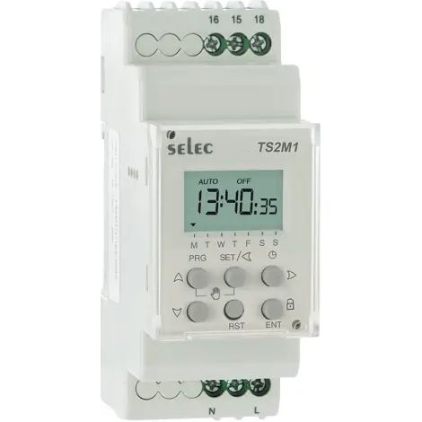 IluminaShop - Interruptor Temporizador Digital Horario Semanal 230VCE AUTO ONOFF (1/2)