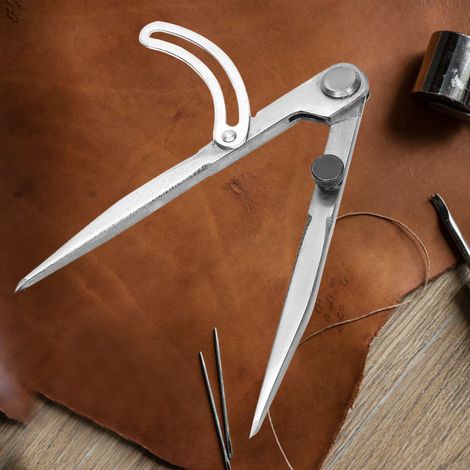 Traceur circulaire pour cuir, outil de marquage rotatif 150mm pour travail du cuir