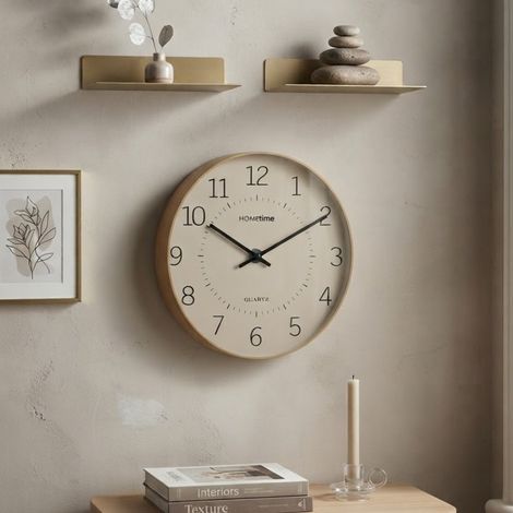 Oversized Circular Quartz Wall Clock (1/2)