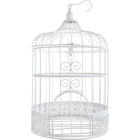 White metal pet cage, 1 shelf, sturdy, indoor and outdoor use (1/3)