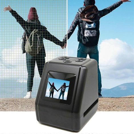 Scanner de diapositives 135, 126 et 110 : convertit les films en négatifs couleur noir et blanc (1/4)