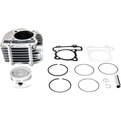 Kit de reparación para juntas de pistón de cilindro de motor de motocicleta de 62,5 mm, apto para scooters, quads y vehículos todo terreno GY6 de 200 cc.
