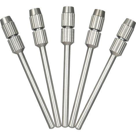 Adaptadores para fresas dentales (5 unidades): Conversión de vástago de 2,35 mm a 1,6 mm / de 2,35 mm a 3 mm. Herramientas para pulir instrumental dental. (1/5)